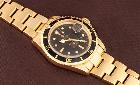 rolex submarier gold